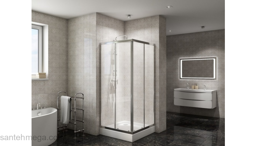 Душевой угол BELBAGNO DUE-A-2-80-C-Cr. Фото