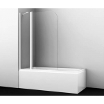 Стеклянная шторка на ванну WASSERKRAFT Leine 35P02-110WHITE Fixed Стеклянная шторка на ванну WASSERKRAFT Leine 35P02-110WHITE Fixed. Фото