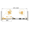 Душевая дверь CEZARES Duet-Soft DUET SOFT-BF-1-100-C-Cr-R. Фото